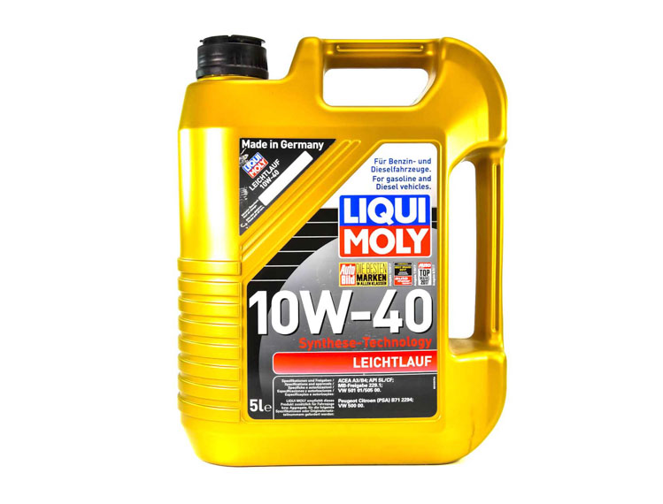 

Моторное масло Liqui Moly Leichtlauf 10W-40 полусинтетическое 9502