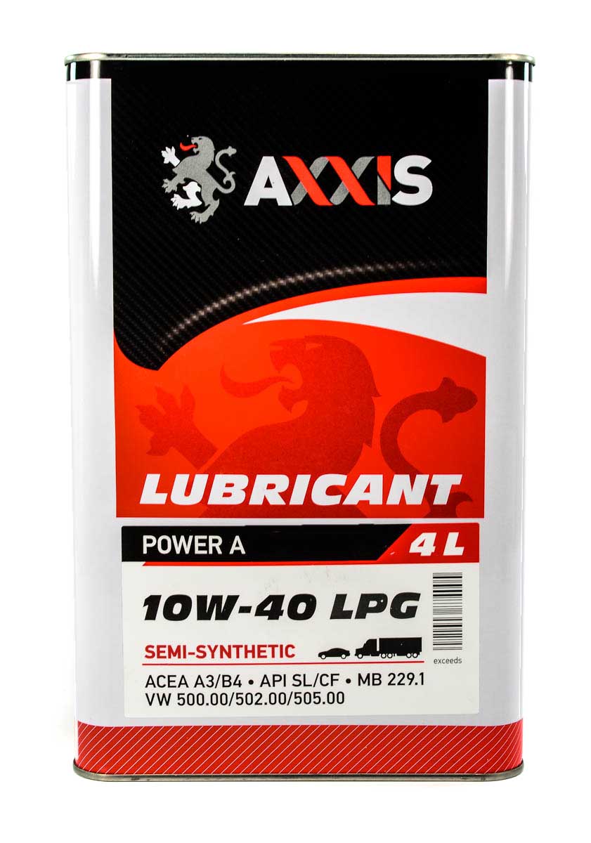 Моторна олива Axxis Power A LPG 10W-40 4 л на Seat Malaga