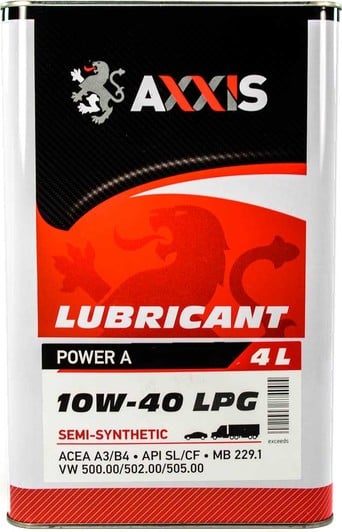 Моторное масло Axxis Power A LPG 10W-40 4 л на Suzuki Carry