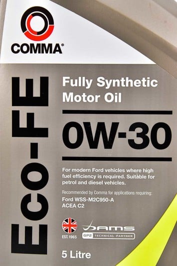 Моторна олива Comma Eco FE 0W-30 5 л на Honda CR-Z