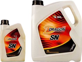 Моторное масло S-Oil Dragon SN 0W-30 синтетическое