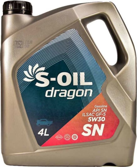 Моторное масло S-Oil Dragon SN 5W-30 4 л на Fiat Cinquecento
