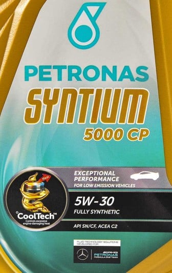 Моторное масло Petronas Syntium 5000 CP 5W-30 1 л на Toyota Prius