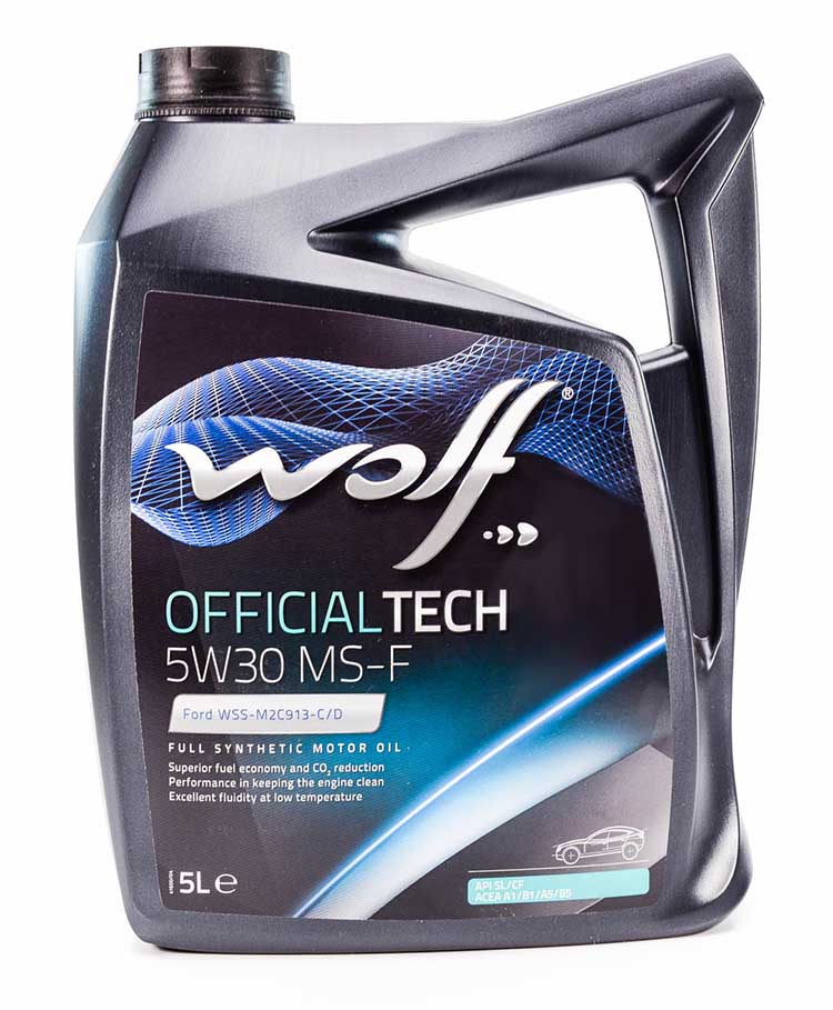 Моторное масло Wolf Officialtech MS-F 5W-30 для Lexus RC 5 л на Lexus RC