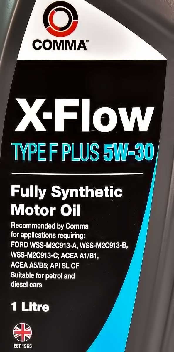 Моторна олива Comma X-Flow Type F PLUS 5W-30 1 л на Toyota Land Cruiser