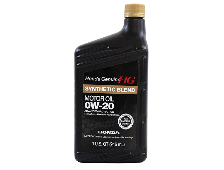 Моторна олива Honda Motorcraft Synthetic Blend Motor Oil 0W-20 на Fiat Idea