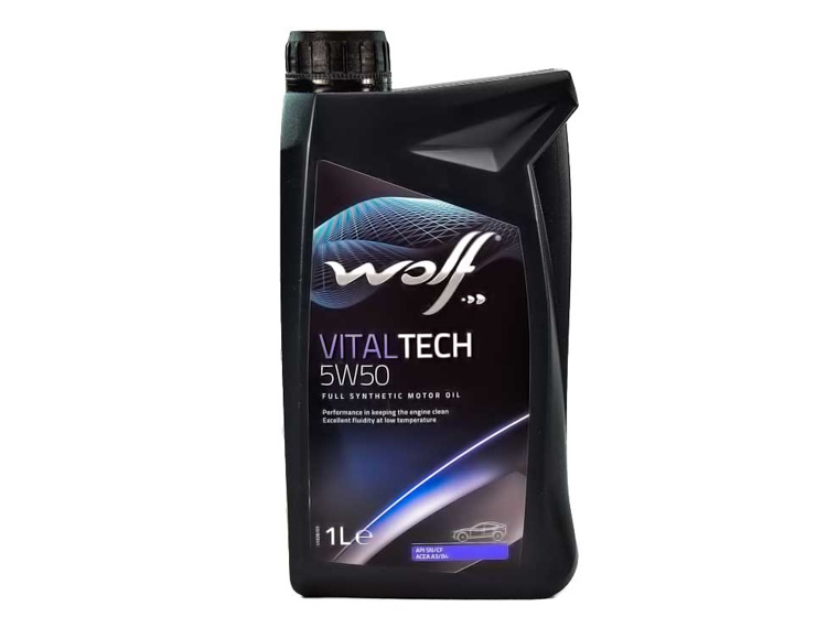 Моторна олива Wolf Vitaltech 5W-50 1 л на Peugeot 308