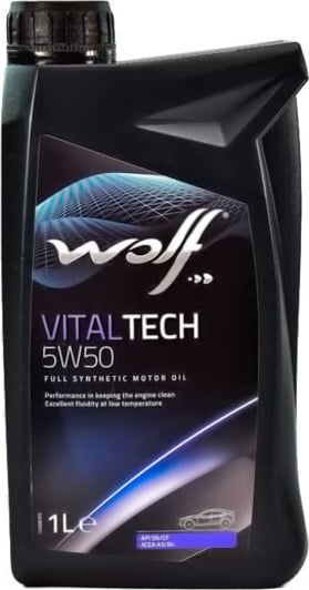 Моторна олива Wolf Vitaltech 5W-50 1 л на Infiniti FX35