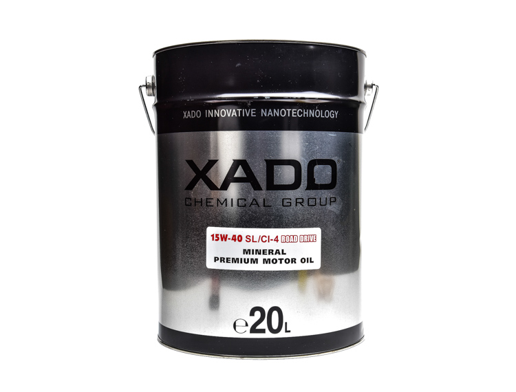 Моторное масло Xado Atomic Oil SL/CI-4 15W-40 для Hyundai i40 20 л на Hyundai i40