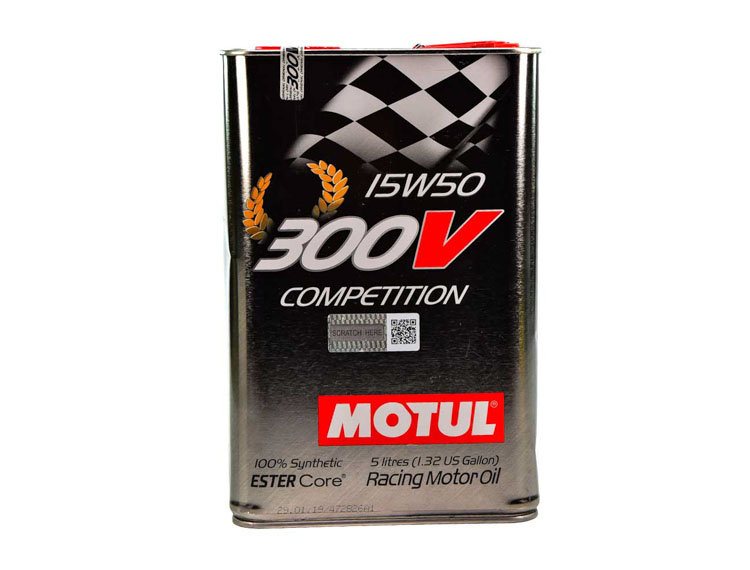 

Моторное масло Motul 300V Competition 15W-50 синтетическое 825751