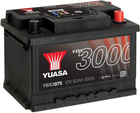 Акумулятор Yuasa 6 CT-60-R YBX3075