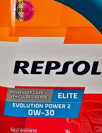 Моторное масло Repsol Elite Evolution Power 2 0W-30 5 л на Peugeot 605