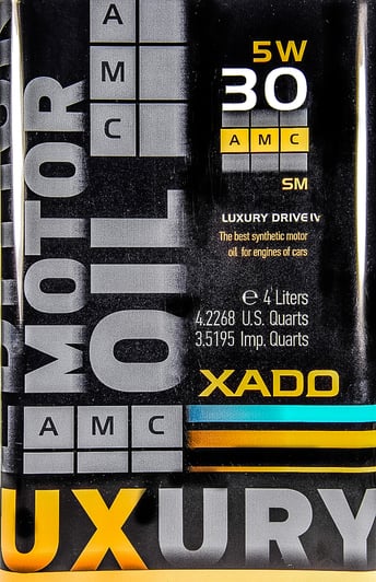 Моторное масло Xado LX AMC Black Edition 5W-30 для Chrysler Sebring 4 л на Chrysler Sebring
