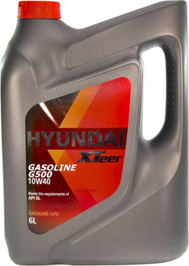 Моторное масло Hyundai XTeer Gasoline G500 10W-40 6 л на Dodge Caravan