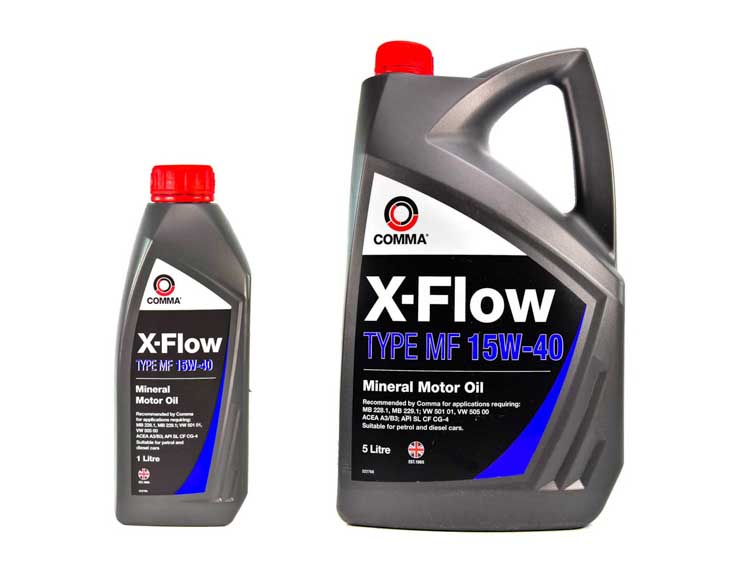 Моторна олива Comma X-Flow Type MF 15W-40 на Mazda CX-9