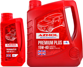 Моторное масло Azmol Premium Plus 15W-40 минеральное