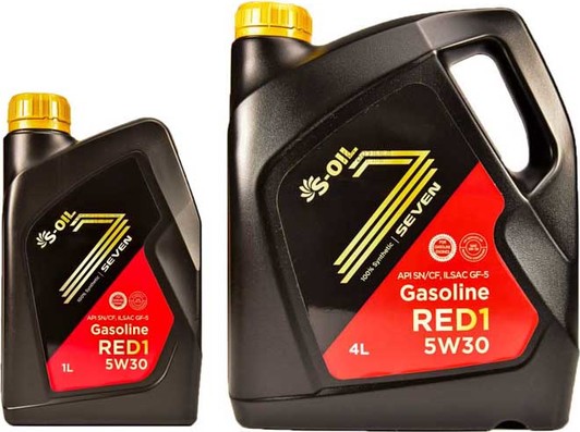 Моторна олива S-Oil Seven Red1 5W-30 на Mazda 626