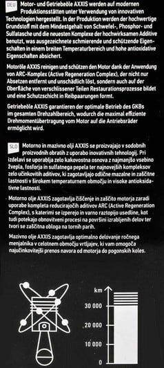 Моторное масло Axxis Power A LPG 10W-40 4 л на Audi Q3