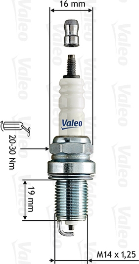 Свеча зажигания Valeo 246853