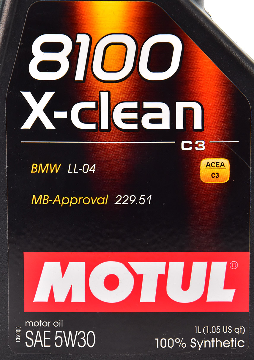 Моторное масло Motul 8100 X-Clean 5W-30 для Chrysler Voyager 1 л на Chrysler Voyager