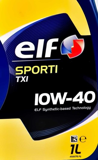 Моторна олива Elf Sporti TXI 10W-40 1 л на Hyundai Pony