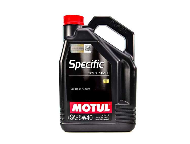 

Моторное масло Motul Specific 505 01 502 00 5W-40 синтетическое 842451