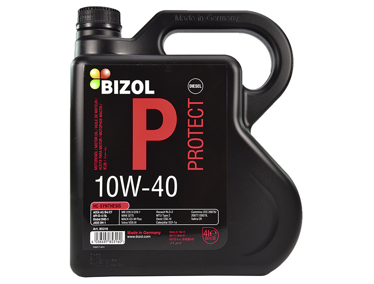 Моторна олива Bizol Protect 10W-40 для Dodge Caravan 4 л на Dodge Caravan