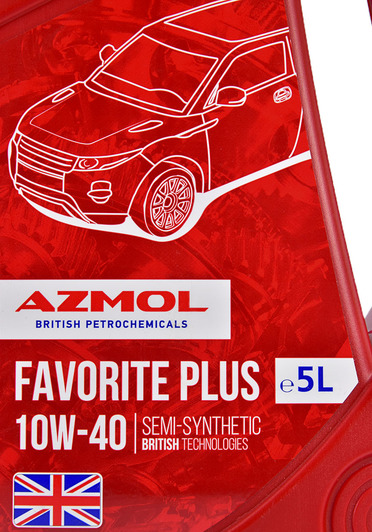 Моторное масло Azmol Favorite Plus 10W-40 для MG ZR 5 л на MG ZR