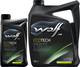 Моторна олива Wolf Ecotech FE 0W-20 синтетична