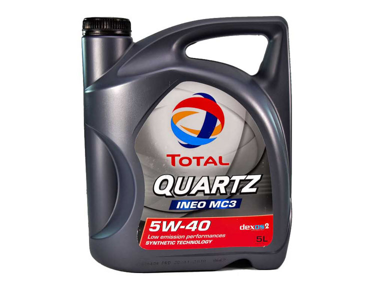 Моторное масло Total Quartz Ineo MC3 5W-40 5 л на Toyota Yaris