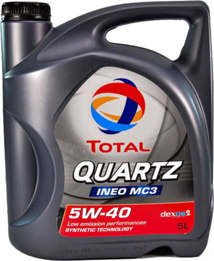 Моторна олива Total Quartz Ineo MC3 5W-40 для SsangYong Korando 5 л на SsangYong Korando