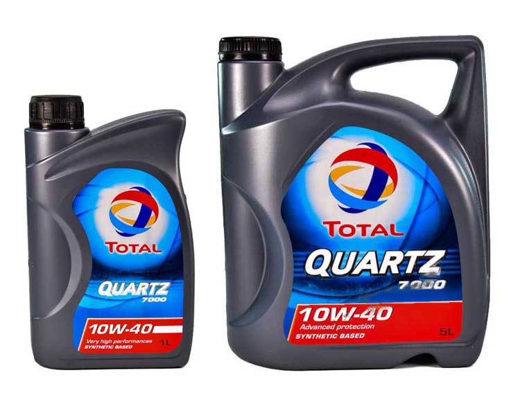Моторное масло Total Quartz 7000 10W-40 на Hyundai i40