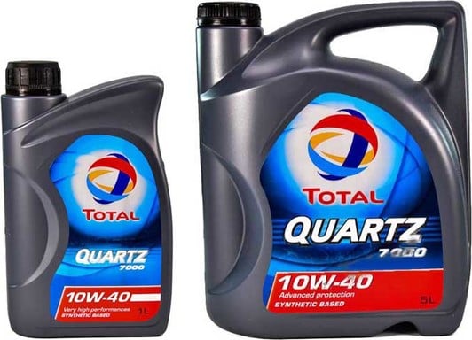 Моторное масло Total Quartz 7000 10W-40 на SsangYong Korando