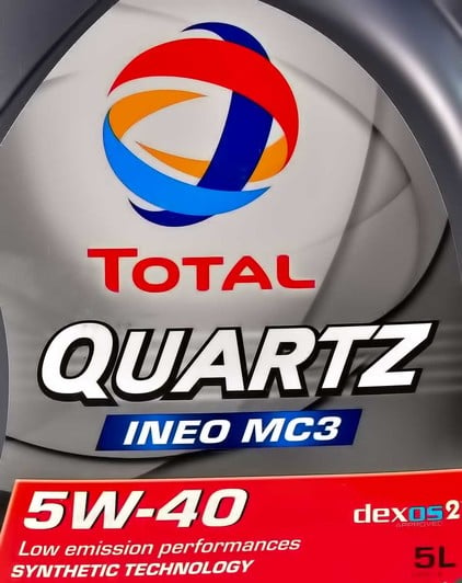 Моторна олива Total Quartz Ineo MC3 5W-40 5 л на Dodge Viper