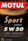 Моторна олива Motul Sport 5W-50 5 л на Dacia Duster
