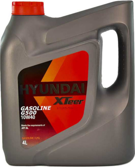 Моторное масло Hyundai XTeer Gasoline G500 10W-40 4 л на Fiat Fiorino