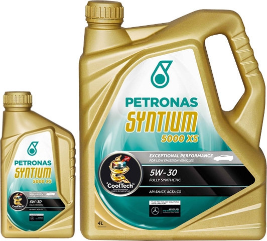 Моторное масло Petronas Syntium 5000 XS 5W-30 для Hyundai Genesis на Hyundai Genesis