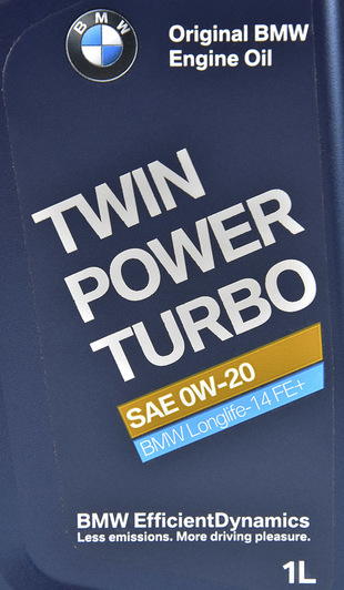 Моторное масло BMW Twinpower Turbo Oil Longlife 14 FE+ 0W-20 1 л на Daihatsu YRV