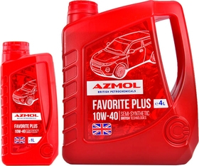 Моторное масло Azmol Favorite Plus 10W-40 полусинтетическое