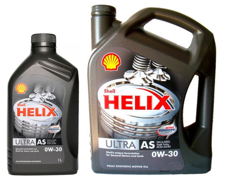 Моторна олива Shell Helix Ultra AS 0W-30 на Peugeot 406