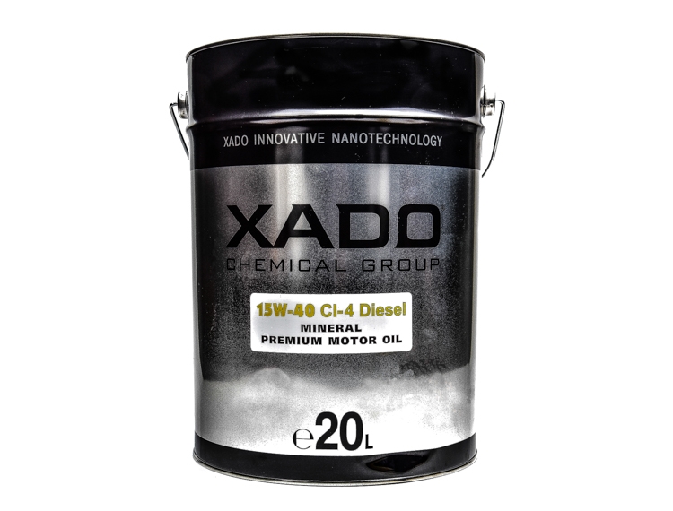 Моторна олива Xado Atomic Oil CI-4 Diesel 15W-40 20 л на Lancia Dedra