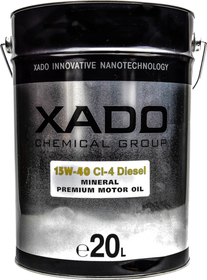 Моторна олива Xado Atomic Oil CI-4 Diesel 15W-40 мінеральна