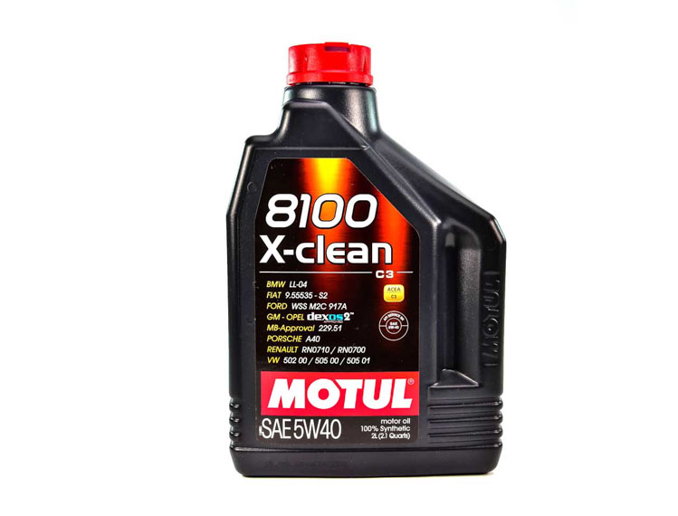 

Моторное масло Motul 8100 X-Clean 5W-40 синтетическое 854121