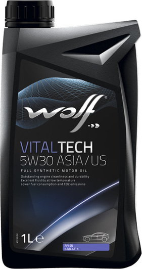 Моторное масло Wolf Vitaltech Asia/US 5W-30 1 л на BMW 5 Series
