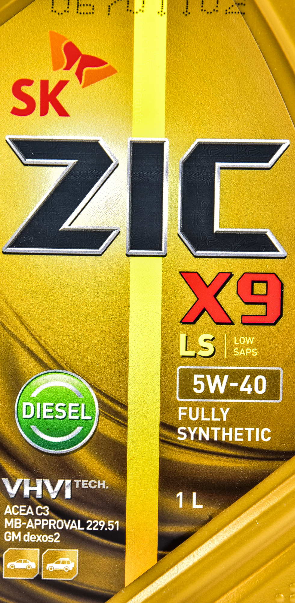 Моторное масло ZIC X9 LS Diesel 5W-40 1 л на Hyundai i40