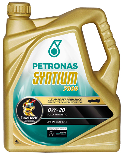 Моторное масло Petronas Syntium 7000 0W-20 4 л на Fiat Duna