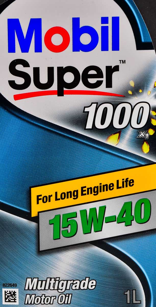 Моторное масло Mobil Super 1000 X1 15W-40 1 л на Kia Pregio