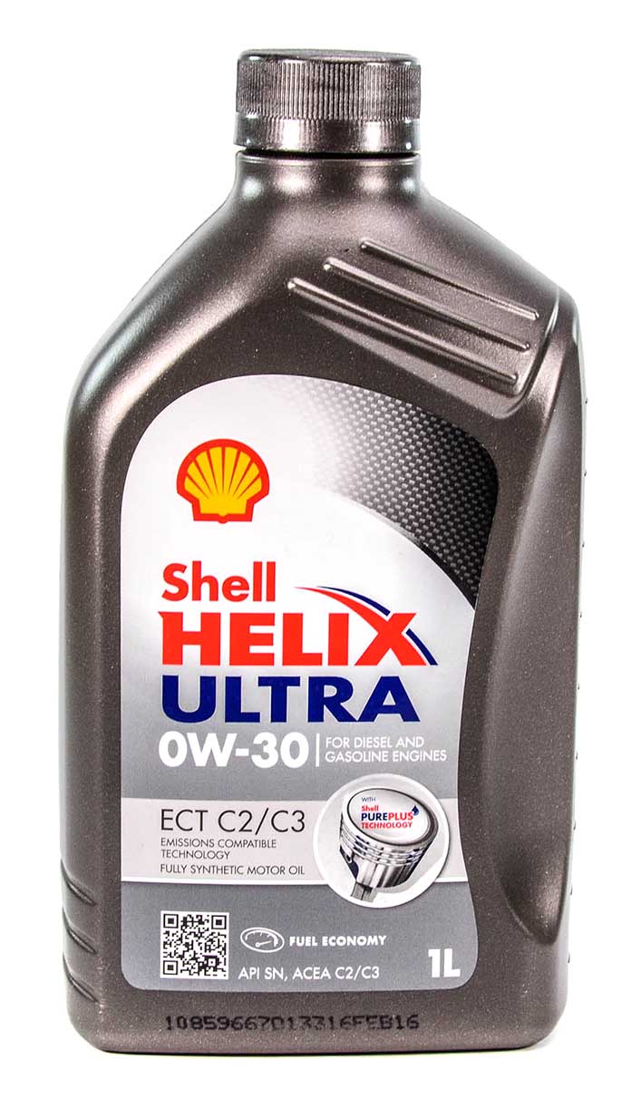 

Моторное масло Shell Helix Ultra ECT С2/С3 0W-30 синтетическое 550046305