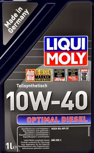 Моторное масло Liqui Moly Optimal Diesel 10W-40 1 л на Dodge Charger