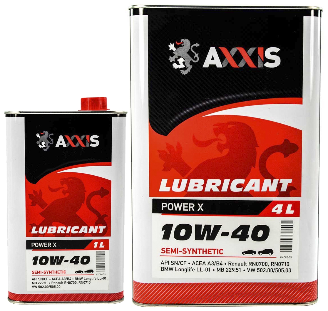 Моторное масло Axxis Power Х 10W-40 на Hyundai i40